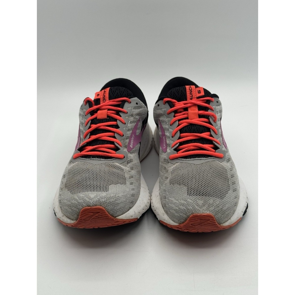 Brooks Launch Running Shoes Women's Size9 B Gray Pink Orange Sneakers - Picture 2 of 11